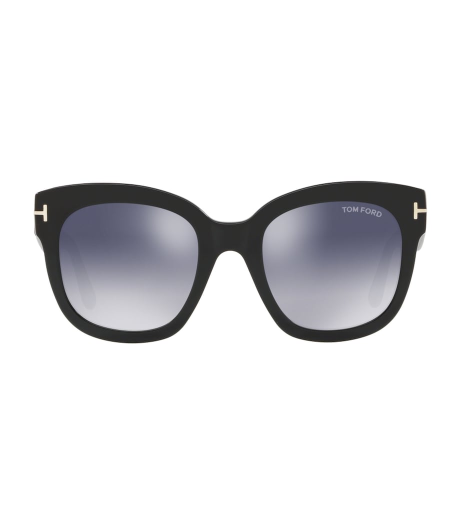 TOM FORD rectangle sunglasses gold-tone - British product