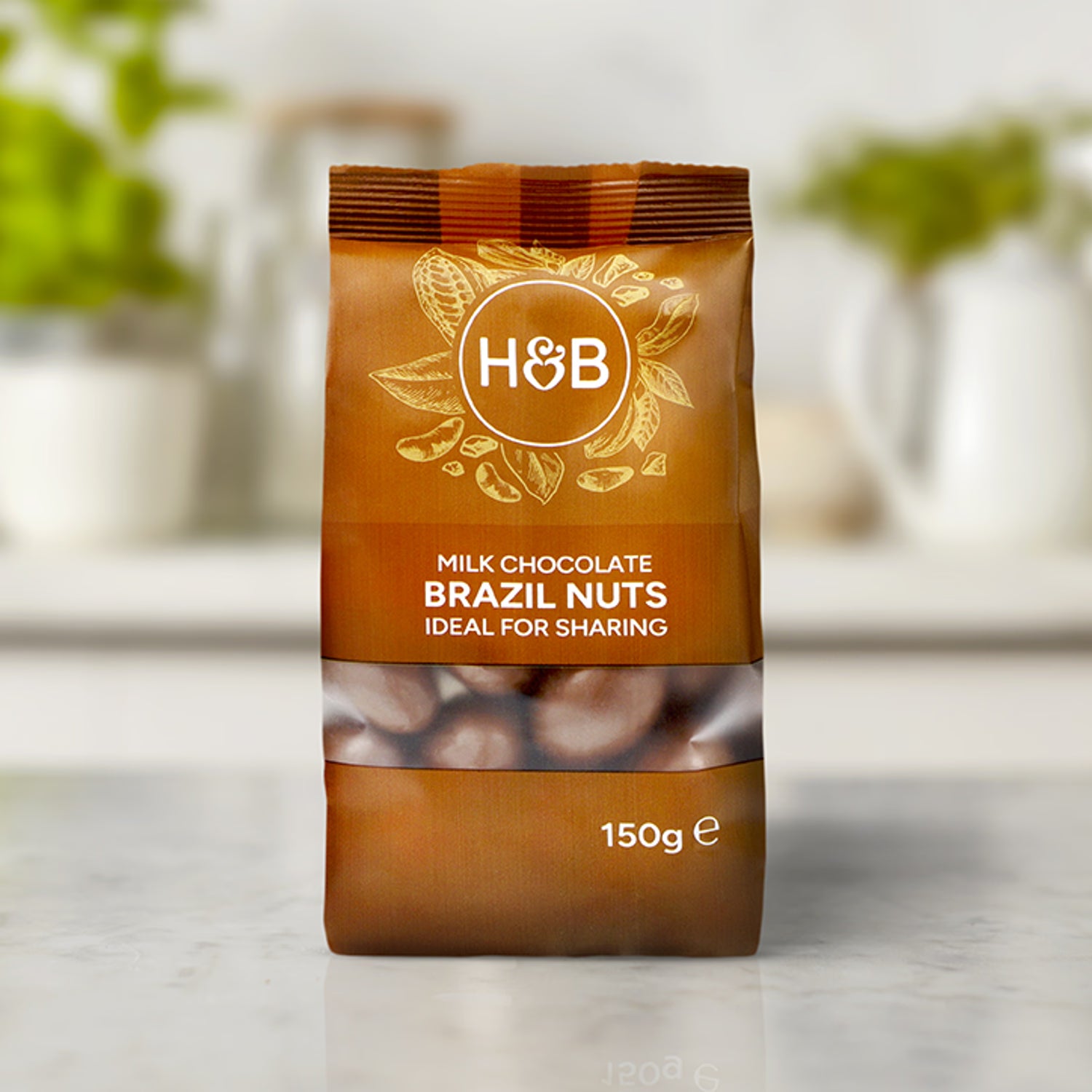 Holland Barrett Milk Chocolate Brazil Nuts 150g