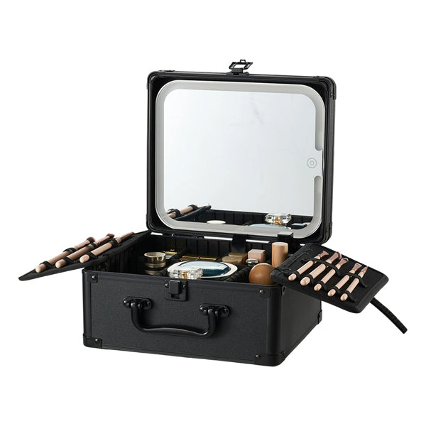 Livingandhome portable makeup case with LED mirror (British brand)