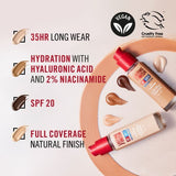 Rimmel Lasting Finish 35HR Foundation Rose Vanilla SPF20 GOODS Superdrug   