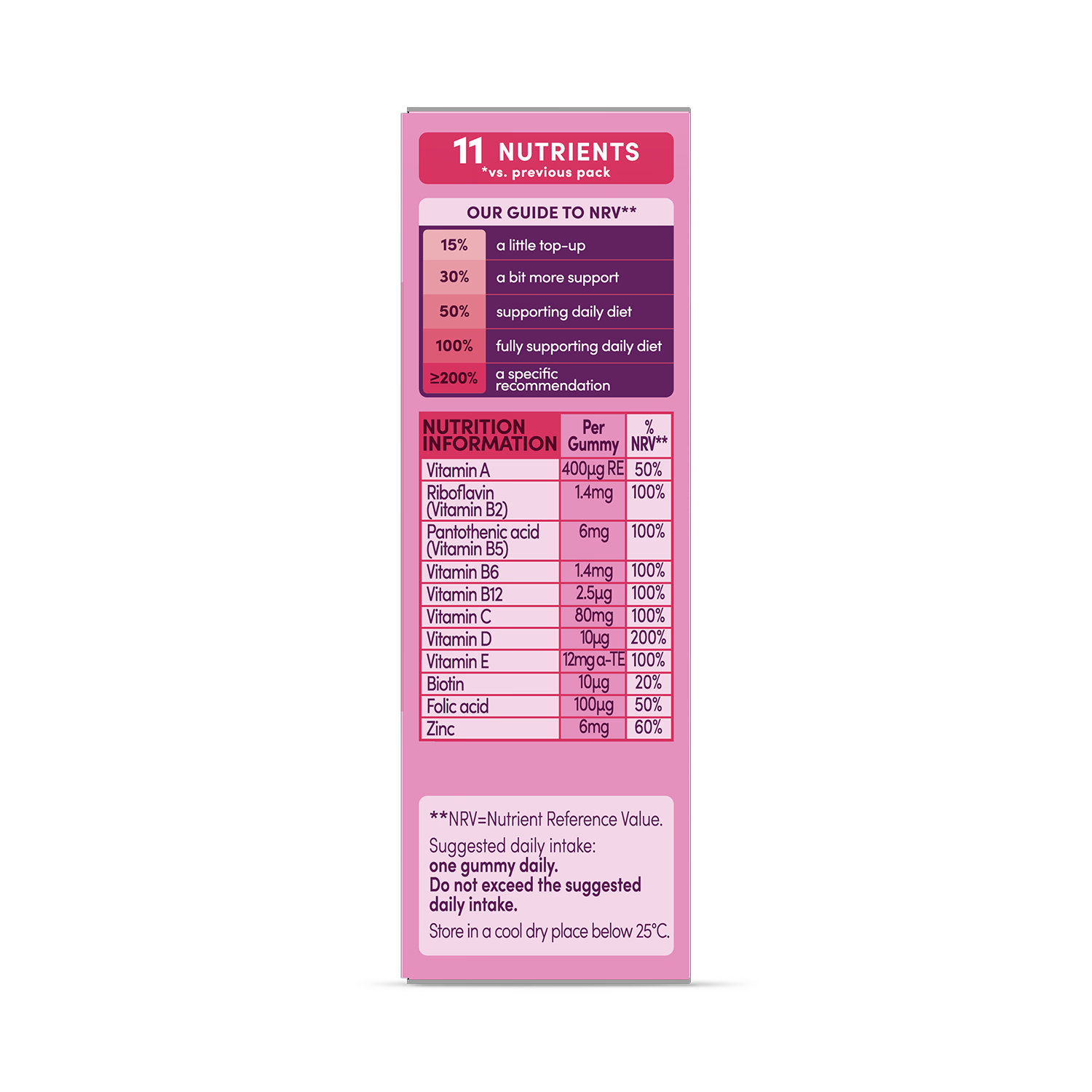 Bassetts Kids Multivitamins Gummies Raspberry 30 - British product