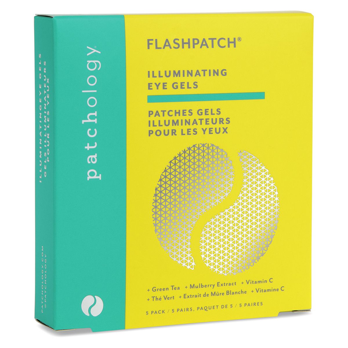 Patchology FlashPatch Illuminating Eye Gels 5 Pair Box GOODS Boots   