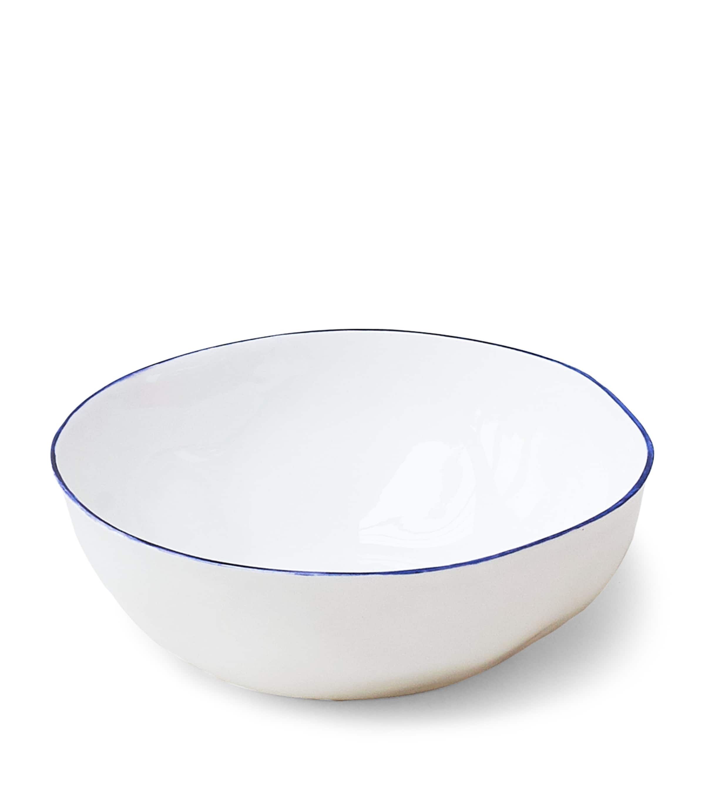 Feldspar cobalt cereal bowls set of 4 16cm - British product