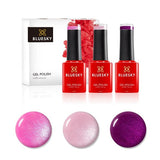 Bluesky Gel Nagellack Trio Set Pink Powder 5ml - Britisches Produkt