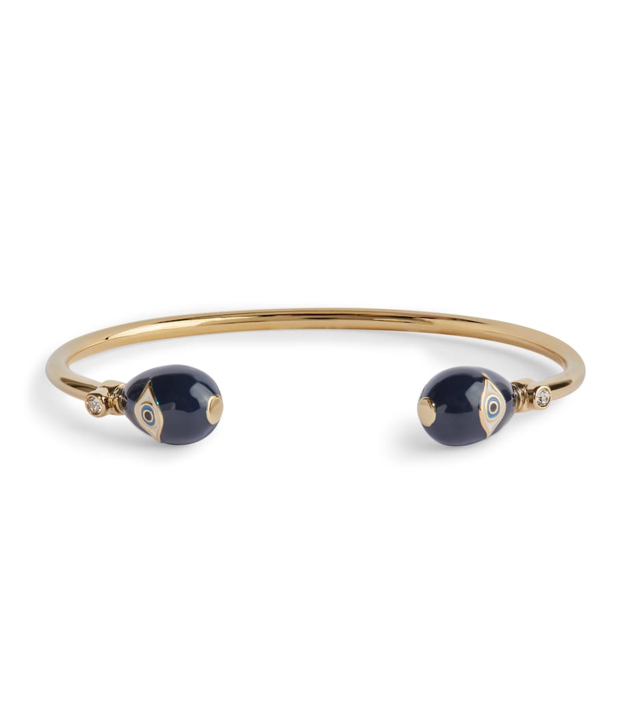 Halcyon Days evil eye torque bangle, UK version