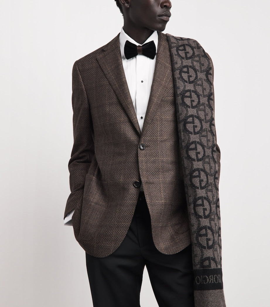 Giorgio Armani silk pre-tied bowtie (British brand)