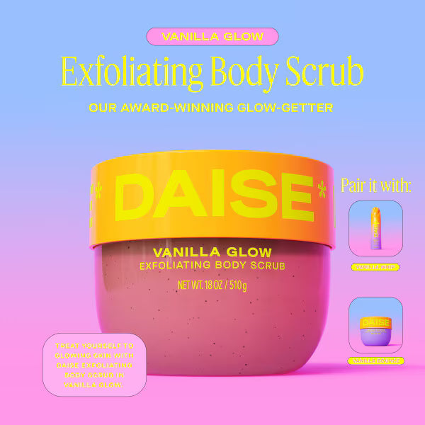 Daise exfoliating body scrub vanilla 510g - British product
