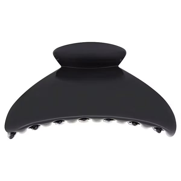 Superdrug black plastic claw clip large size (British brand)