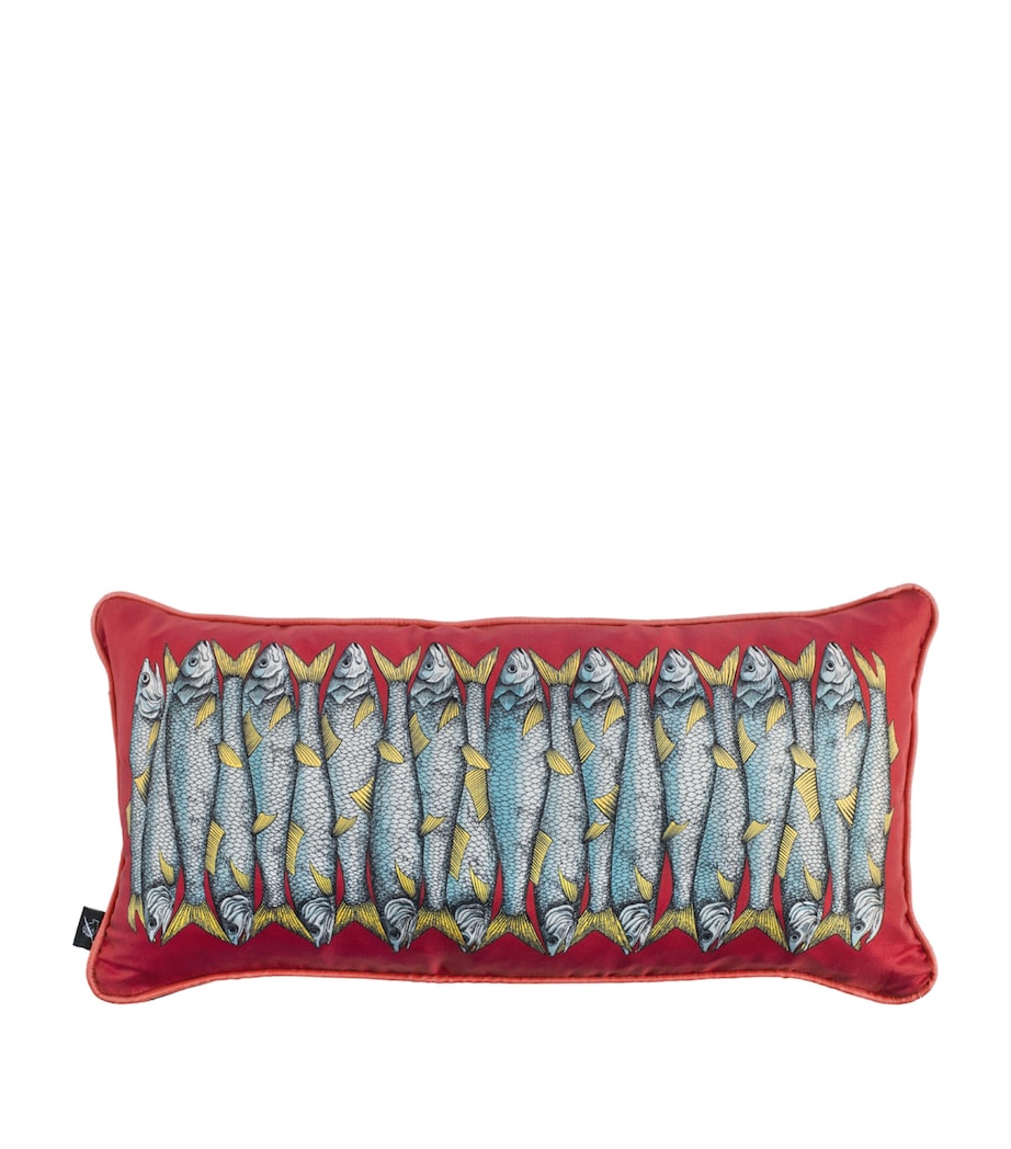 Fornasetti sardine cushion 45cm x 45cm - British product