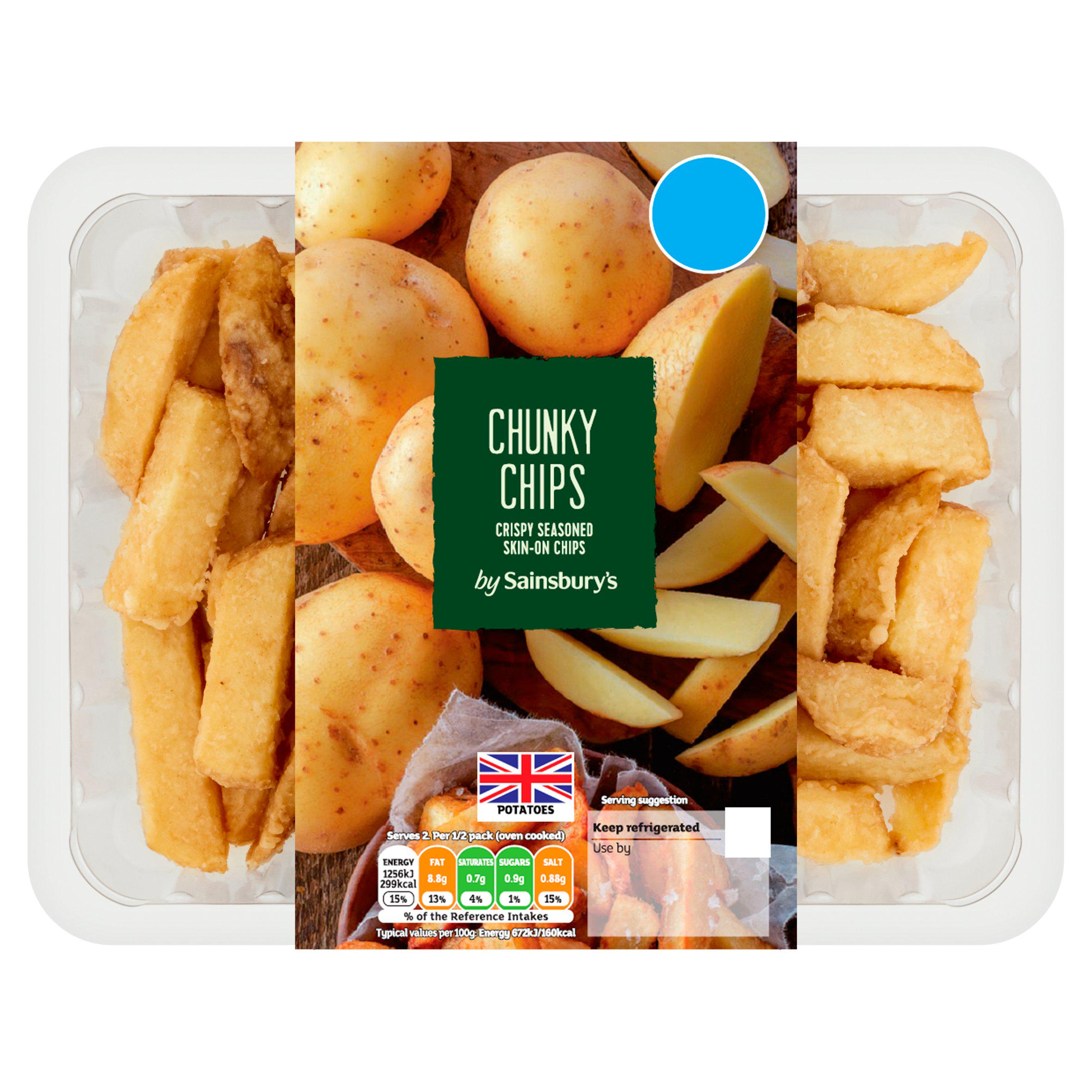 Sainsbury's Chunky Chips 450g GOODS Sainsburys   