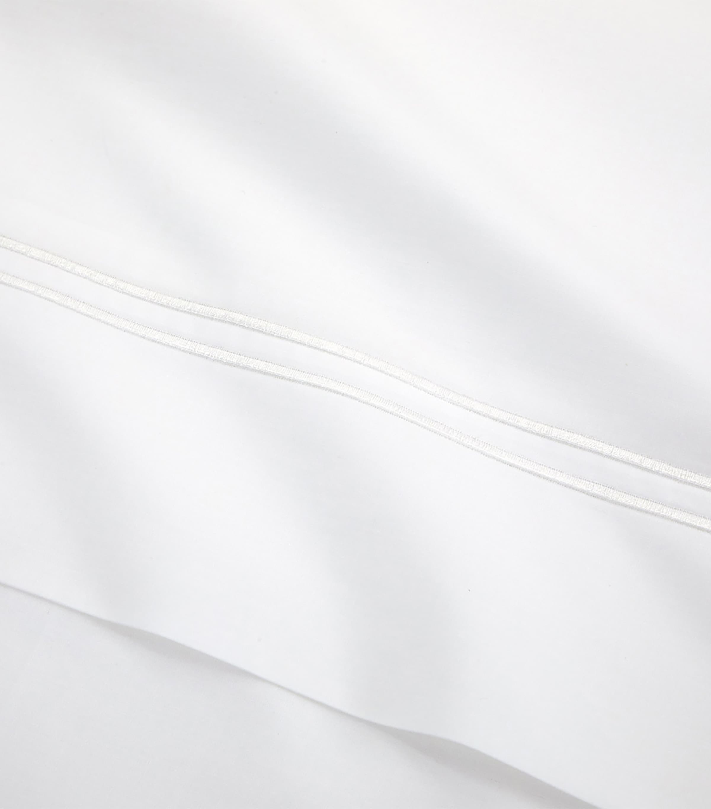 Yves Delorme Duo Blanc flat sheet 240cm x 295cm (British brand)