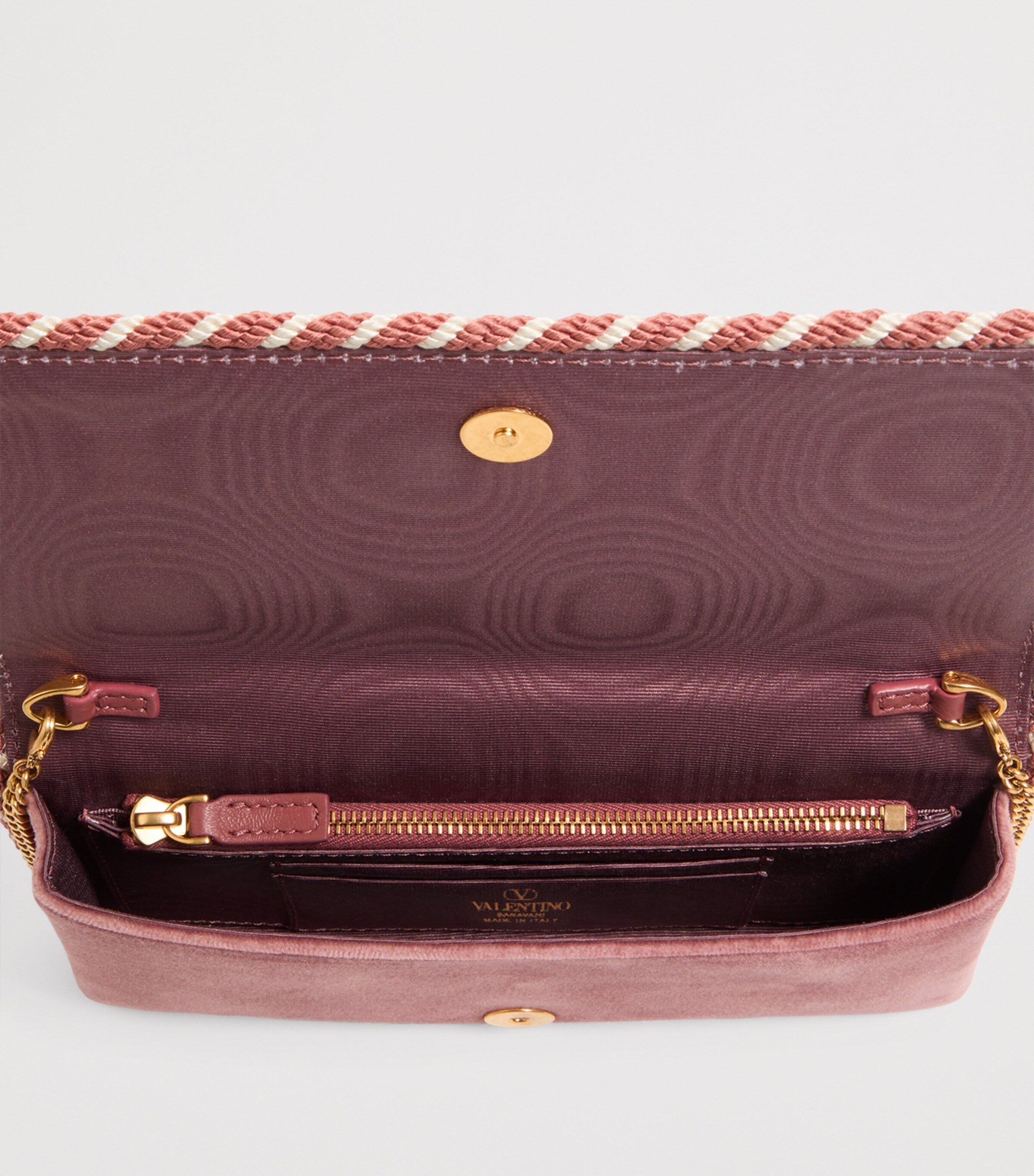 Valentino Garavani VLogo Signature wallet with strap (British brand)