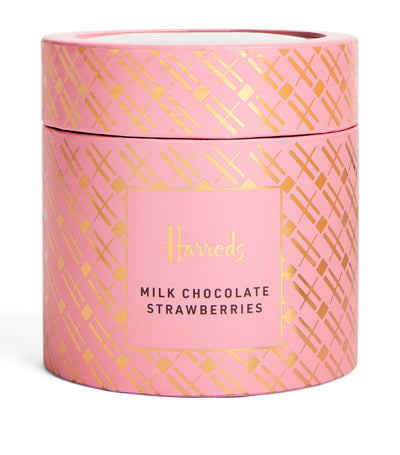 Harrods Harrods Milk Chocolate Strawberries Chocolate Box 230g- Buy online at McGrocer