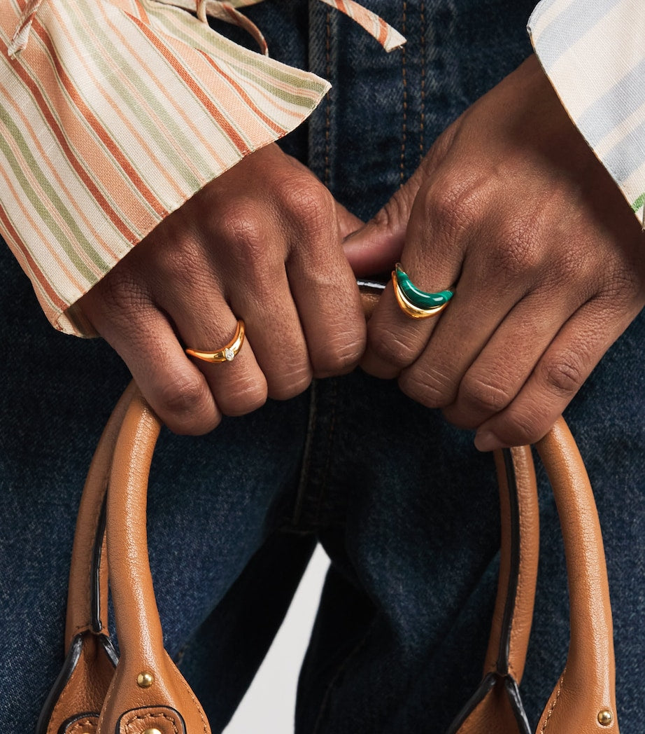 L'Atelier Nawbar yellow gold stackable ring - British product