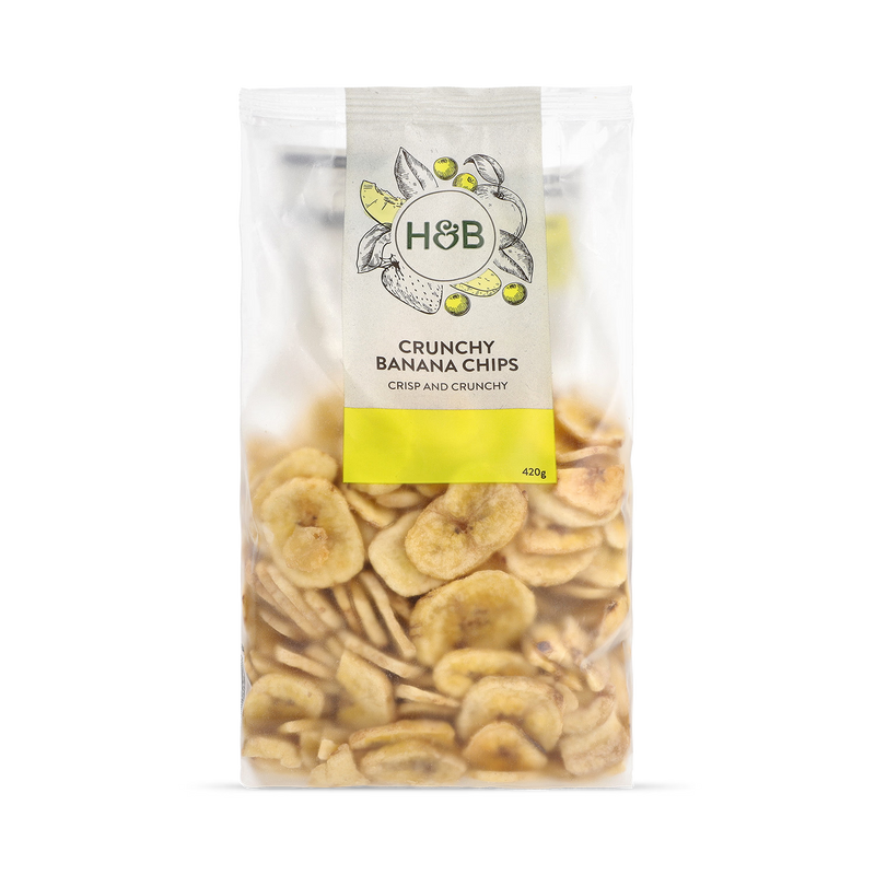 Holland & Barrett Crunchy Banana Chips 420g, UK version
