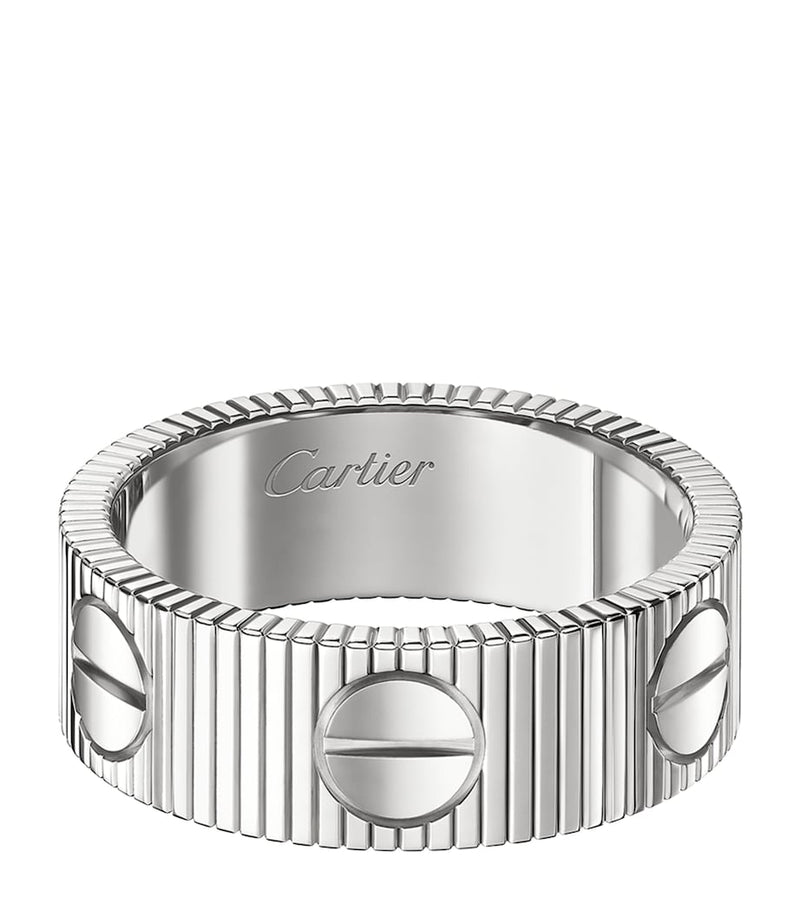 Cartier White Gold LOVE Unlimited Ring - British product