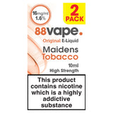 88Vape Original E-Liquid Maidens Tobacco GOODS ASDA   