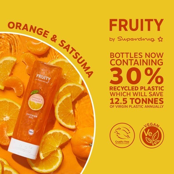 Fruity Orange & Satsuma Shower Gel 250ml GOODS Superdrug   