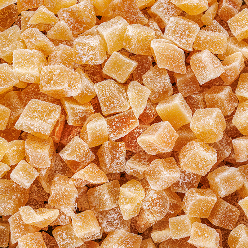 Holland & Barrett crystallised ginger 210g, imported from the UK