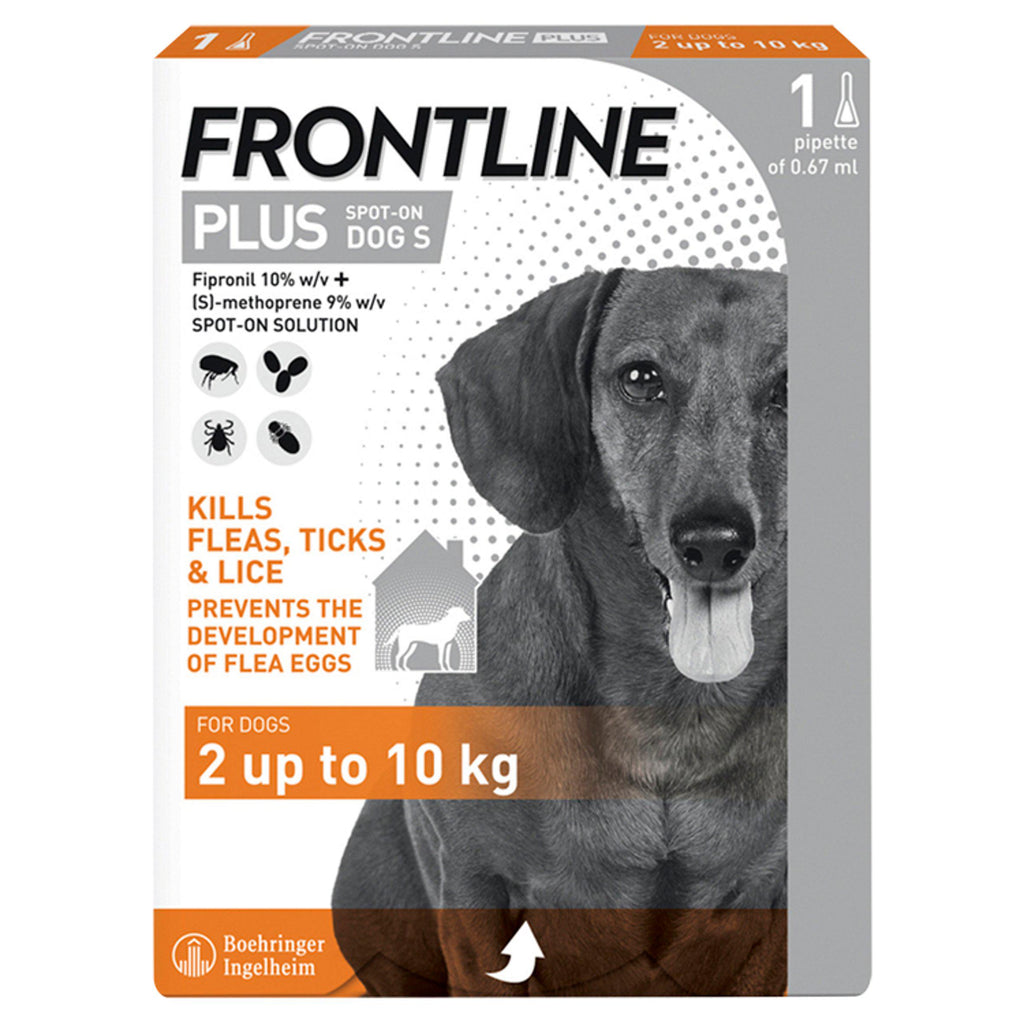 Frontline Plus Flea & Tick Treatment Small Dog 2 up to 10kg x1