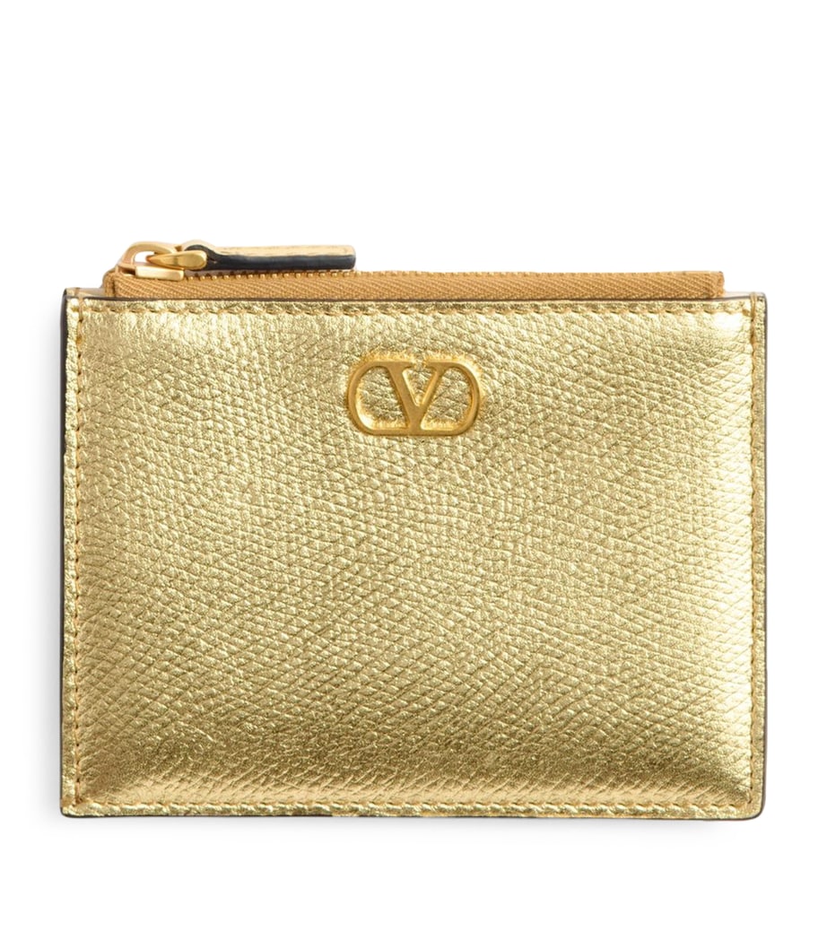 Valentino Garavani VLogo leather coin and card holder - British product