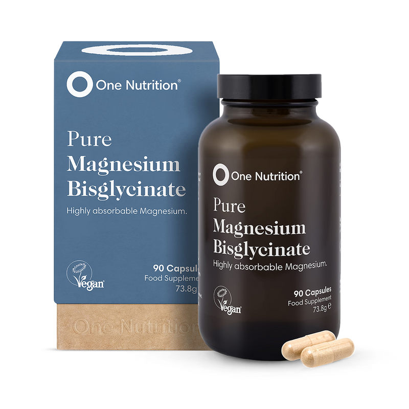 One Nutrition magnesium bisglycinate 90 capsules (British brand)