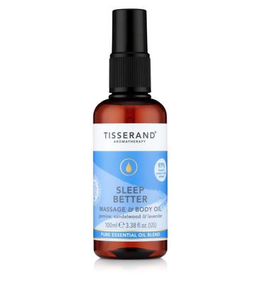 Tisserand Aromatherapy Sleep Better Massage & Body Oil 100ml Vitamins, Minerals & Supplements Boots   