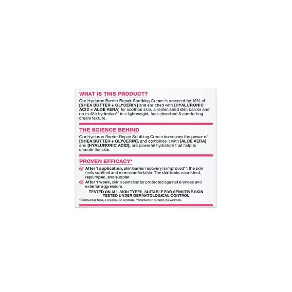Garnier Hyaluron Barrier Repair cream 50ml, UK version