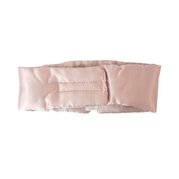 Danielle Creations pink satin cushioned eye mask (British brand)