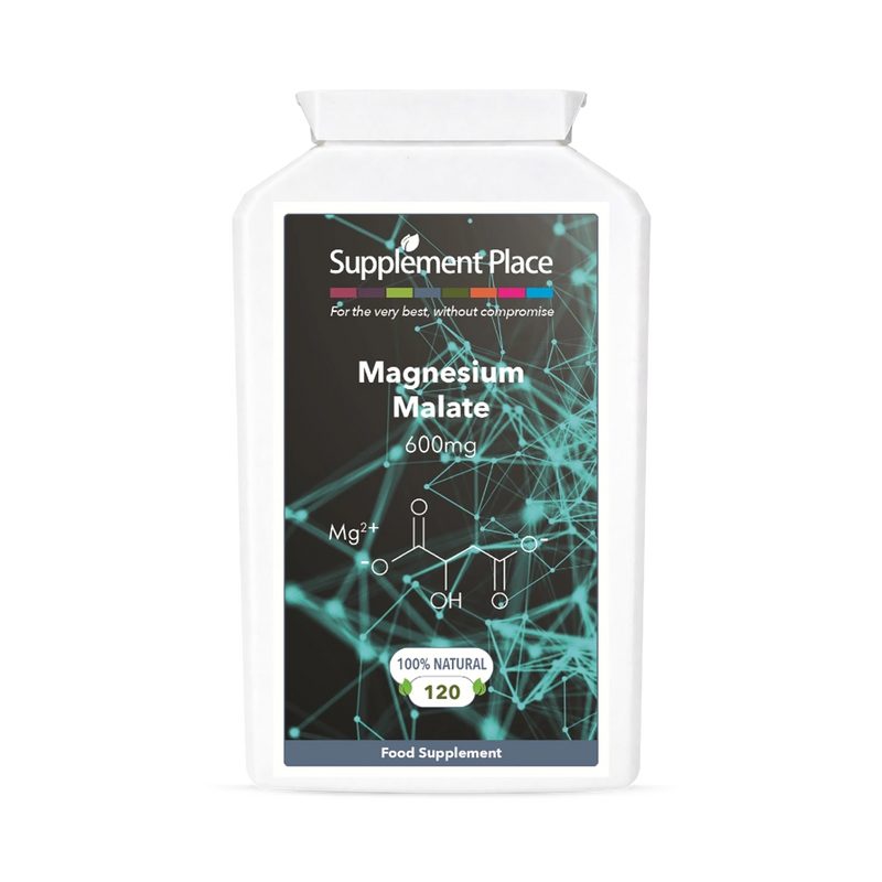 Supplement Place magnesium malate 560mg 120 capsules (British brand)