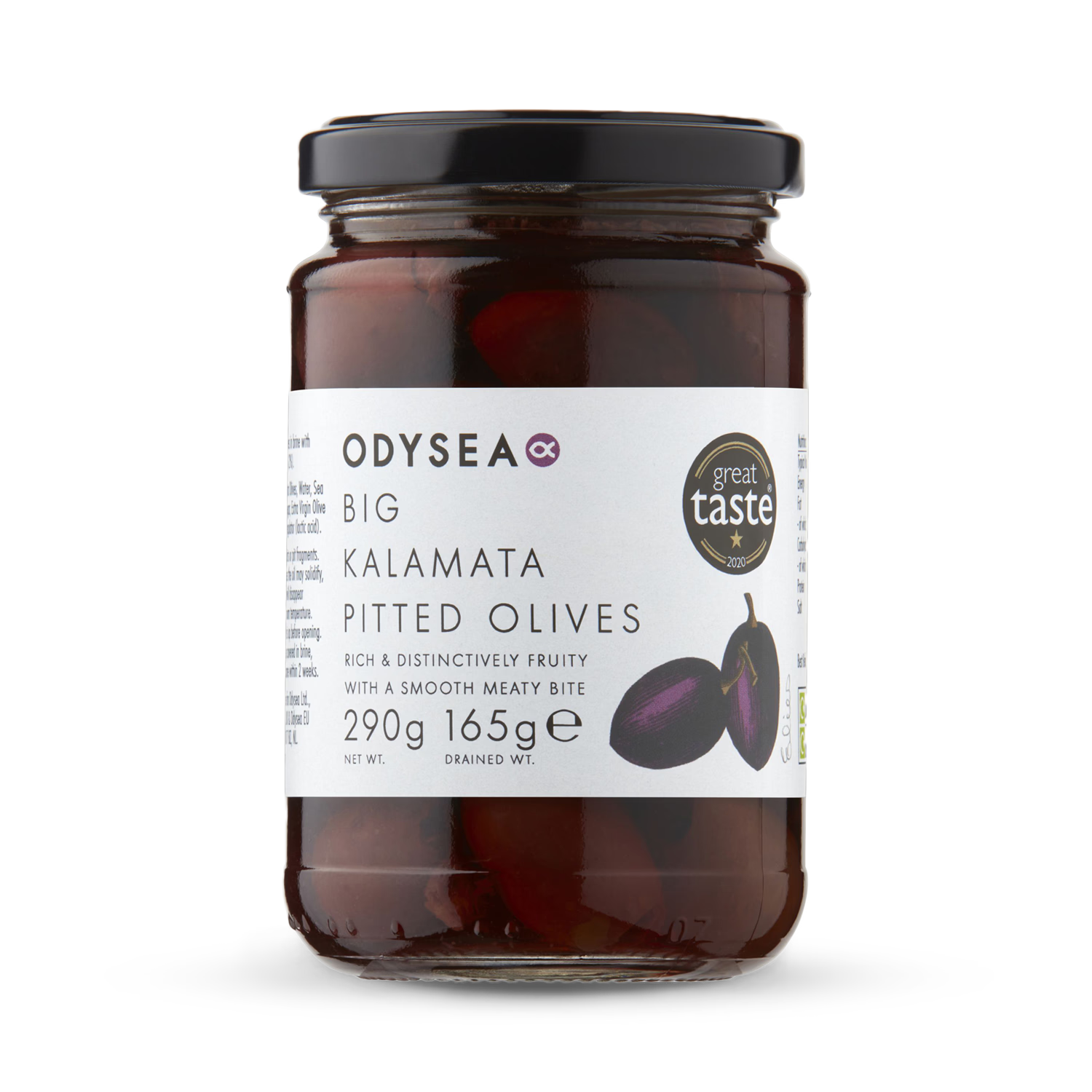 Odysea Kalamata pitted olives 290g - British product