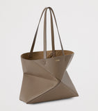 LOEWE Puzzle Tote leather bag with origami lines - British product