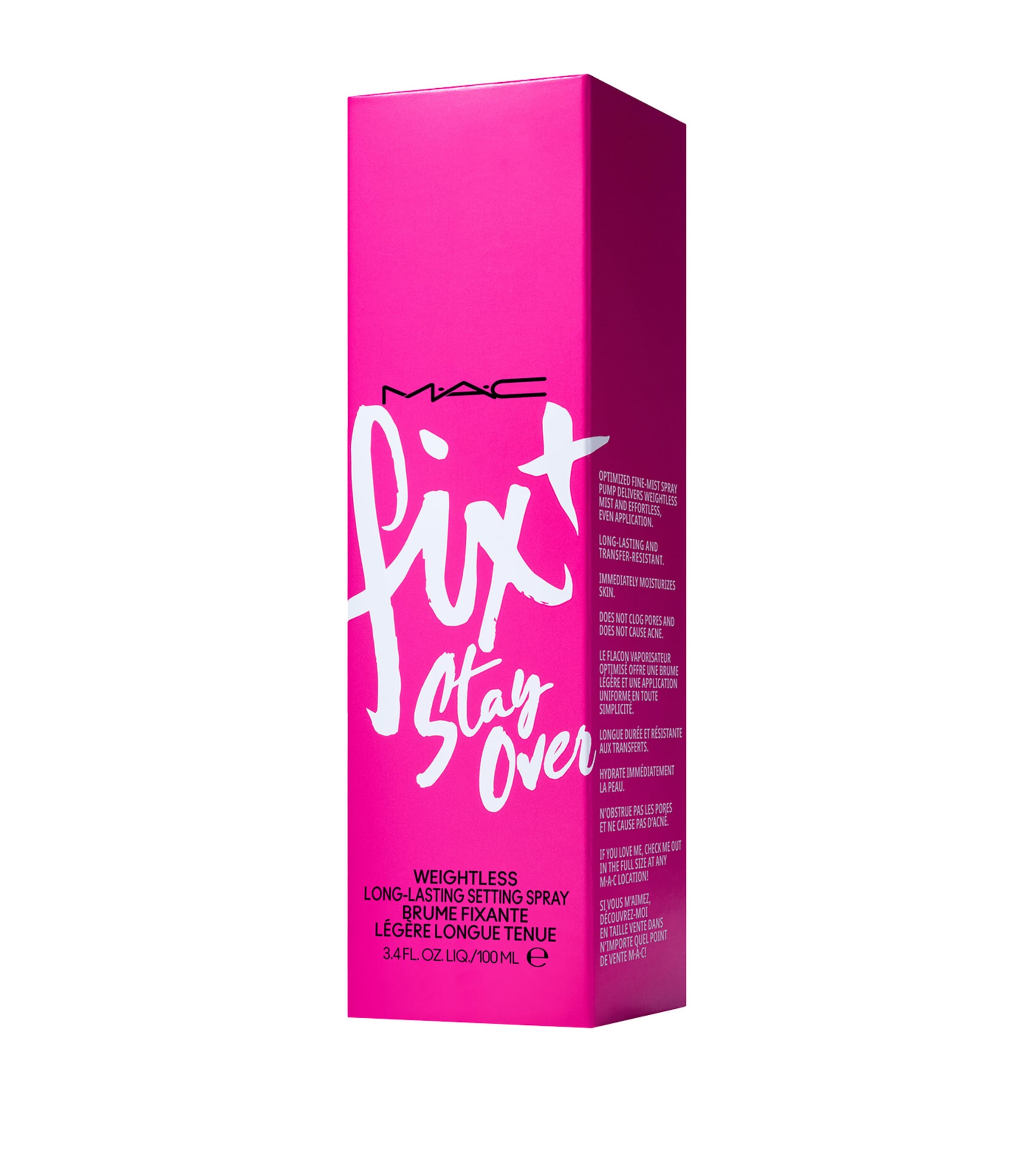MAC weightless long-lasting makeup setting spray 100ml, imported from the UK
