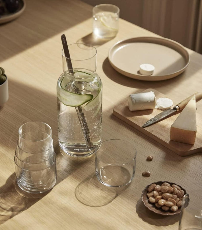 Aarke nesting glass tumblers set of 4 (290ml) - British product