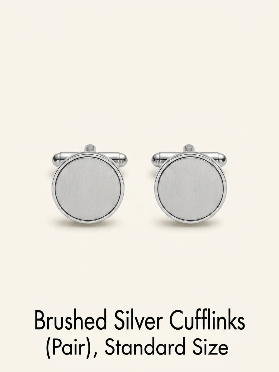 Cartier Double C sterling silver and onyx cufflinks 16mm, UK version