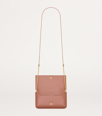 Harrods Skinn telefonveske med kjedestropp og utvendig lomme, 11cm x 18cm x 2,5cm - Kjøp online på McGrocer