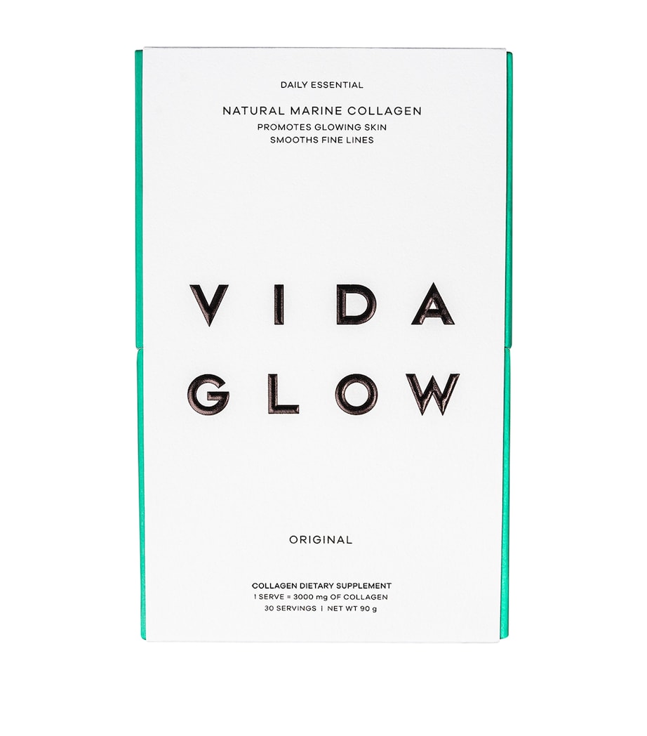 Vida Glow marine collagen supplement original unflavoured 30 x 3g sachets (British brand)