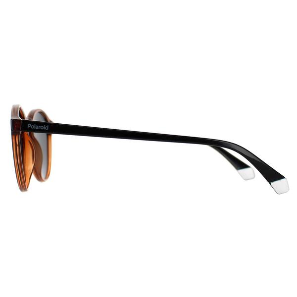 Polaroid brown men sunglasses round frame - British product