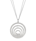 Chopard white gold diamond pendant necklace from Happy Spirit (British brand)