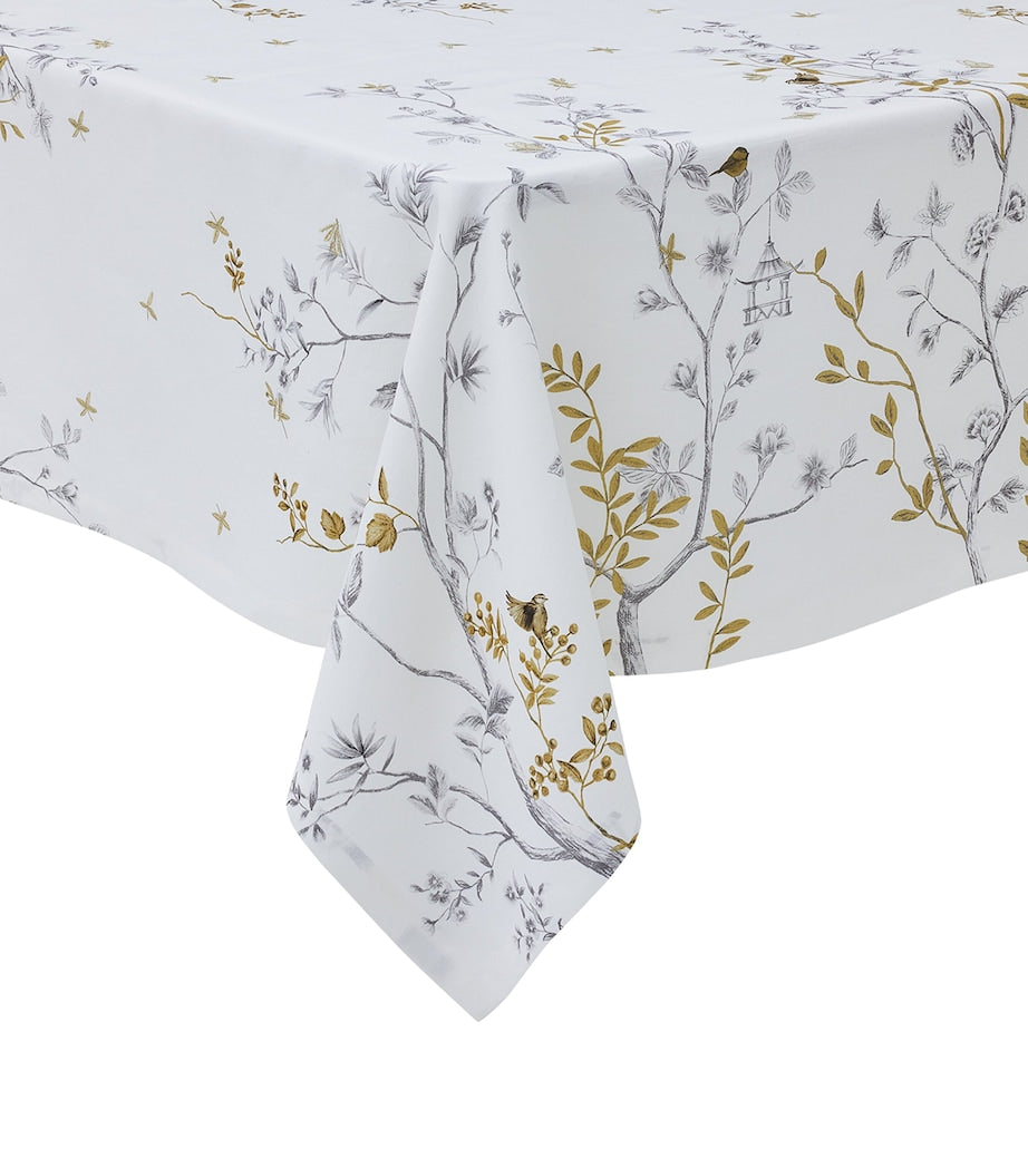 Alexandre Turpault linen botanical tablecloth 170cm by 250cm - British product