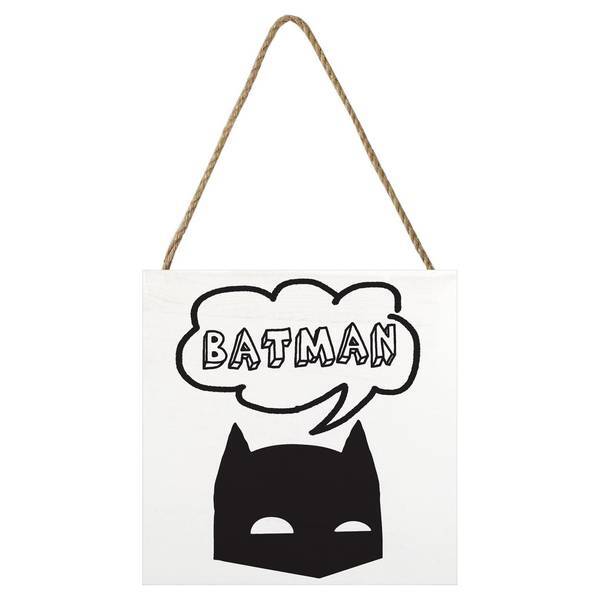 DC Comics Batman bubble wooden block, imported from the UK