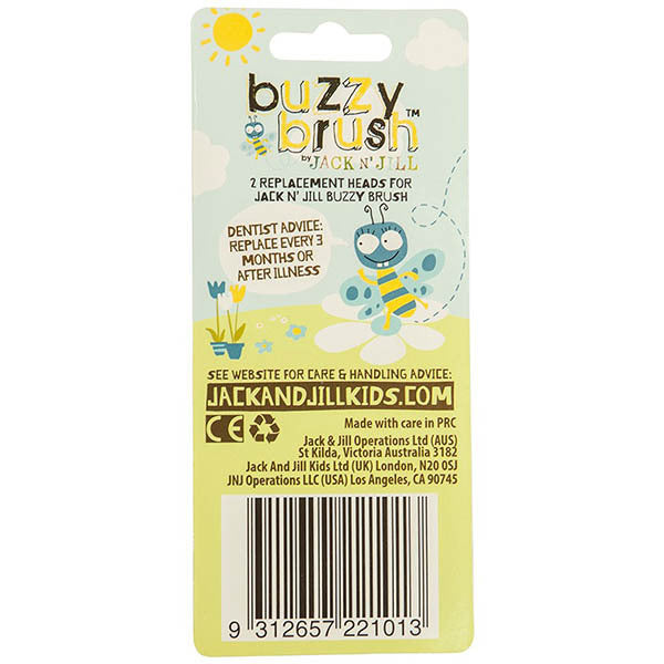 Jack N' Jill Buzzy Brush Replacement Heads (2 Pack) GOODS Superdrug   