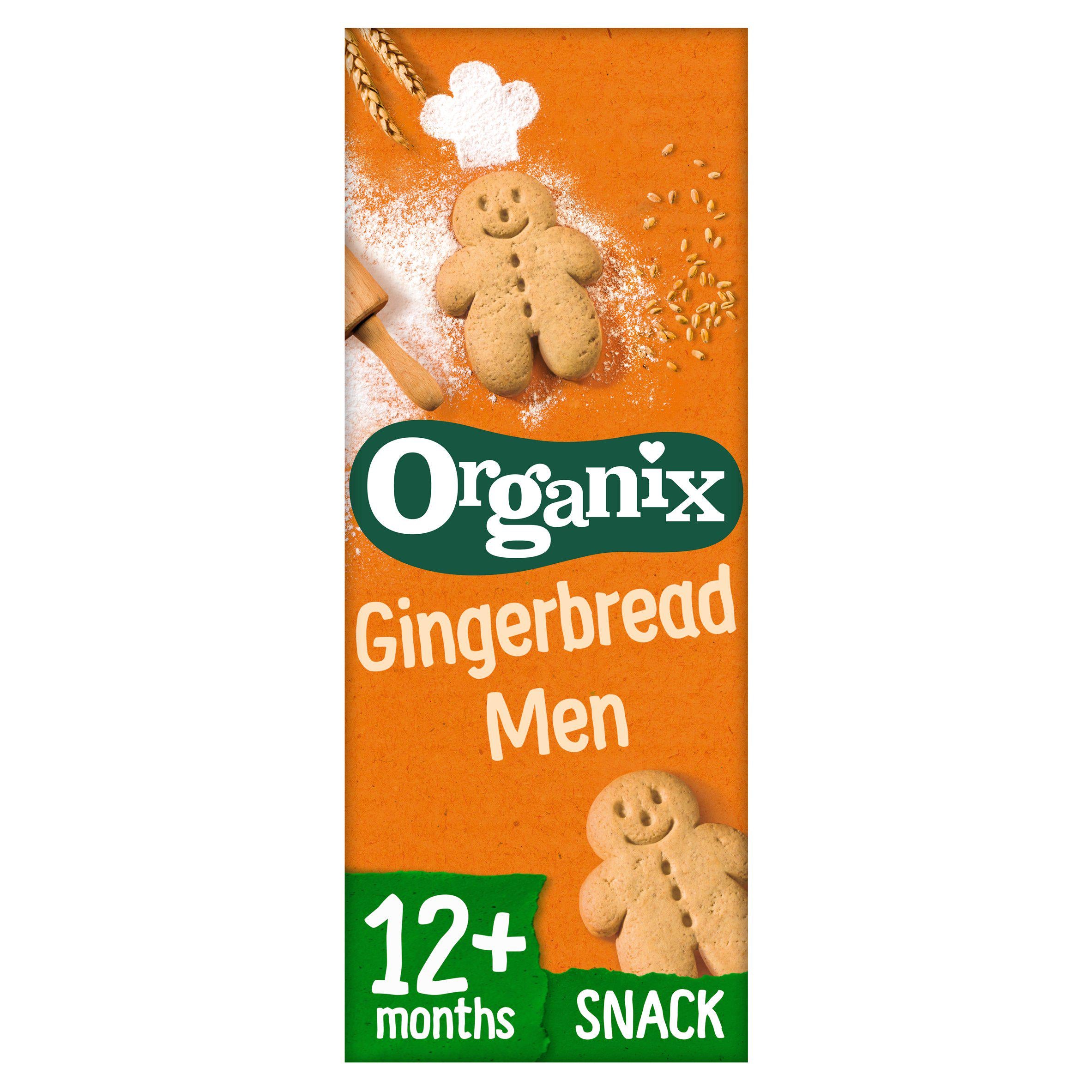 Organix Gingerbread Men Biscuits Toddler Snacks 12 months+ 135g GOODS Sainsburys   