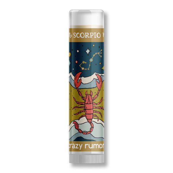 Crazy Rumors Scorpio Water Blend lip balm 4.5g - British product