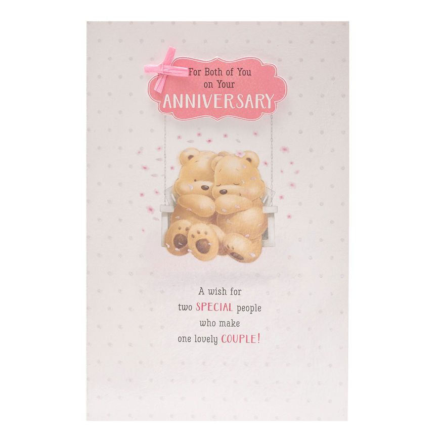 George Home Cute Bears Anniversary Card General Household ASDA   