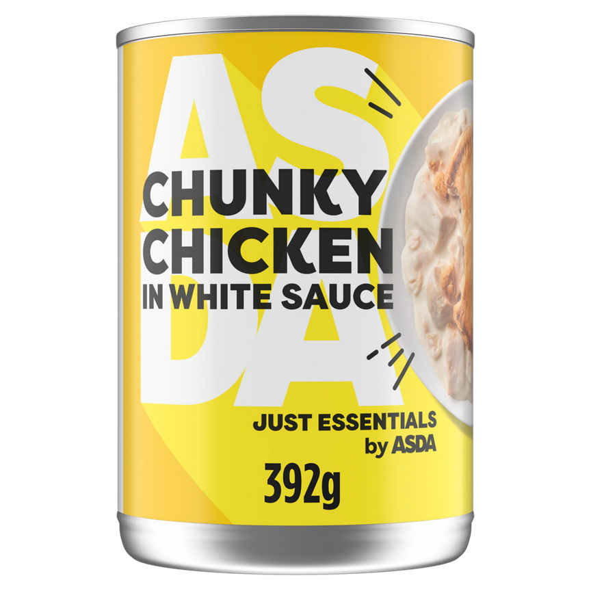 JUST ESSENTIALS by ASDA Chunky Chicken in White Sauce Canned & Packaged Food ASDA   