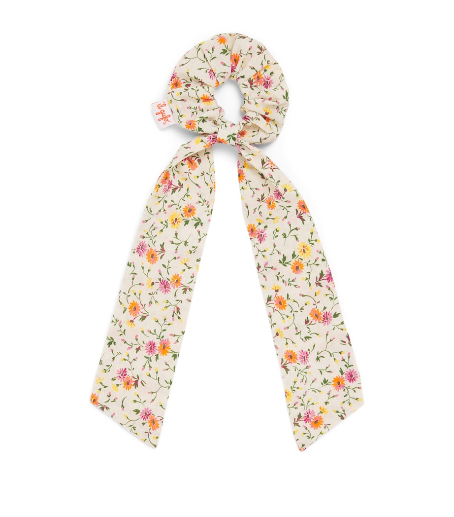 Il Gufo Floral Ribbon Scrunchie for children - British product
