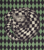 Fornasetti Plaid High Fidelity Losanghe Throw 140cm x 200cm - British product