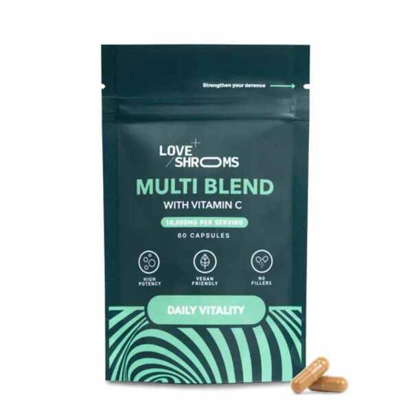 Love Shrooms Multi-Mushroom Blend capsules 60, UK version