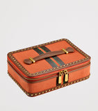 WOLF Ida Travel Zip Jewellery Case (British brand)